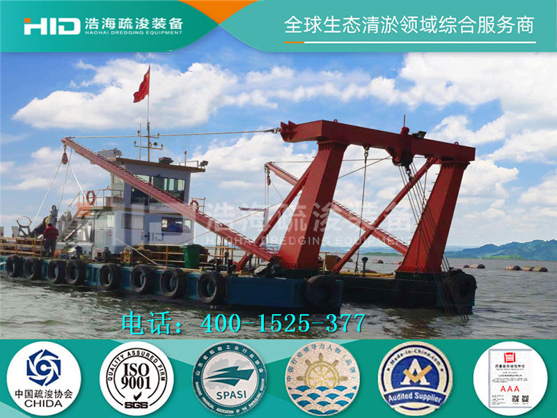 为天津清淤项目定制的绞吸式清淤船-华海竣